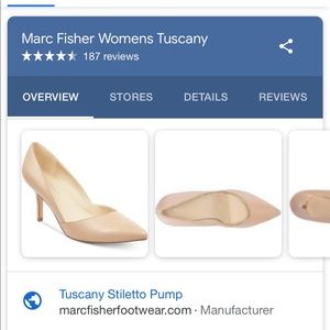Marc Fisher Tuscany Suede Pump - Beige